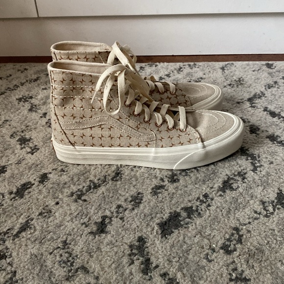 cream and brown boho vans - Picture 2 of 5